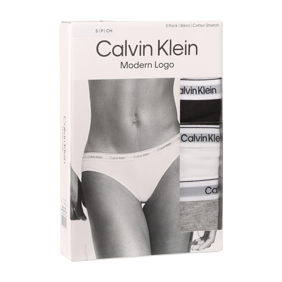 3PACK žensko donje rublje Calvin Klein višebojan (QD5207E-MPI)