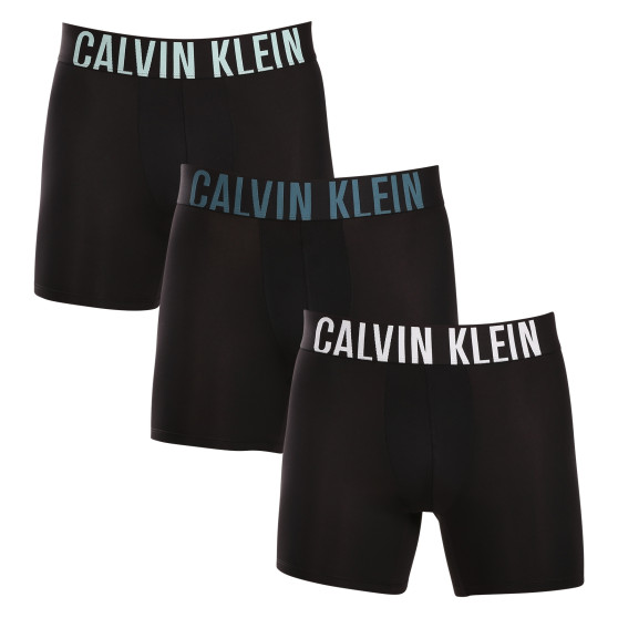 3PACK muške bokserice Calvin Klein crno (NB3612A-Q1L)