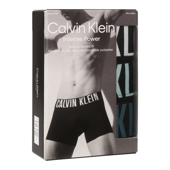 3PACK muške bokserice Calvin Klein crno (NB3612A-Q1L)