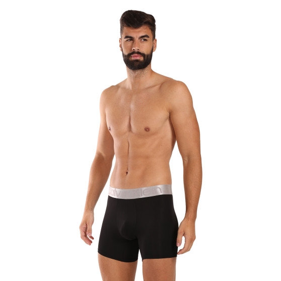 3PACK muške bokserice Calvin Klein crno (NB3075A-QTE)