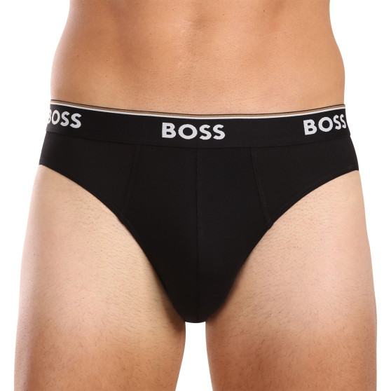 3PACK muške slip gaće BOSS crno (50510679 001)