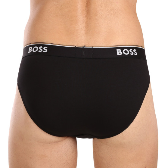 3PACK muške slip gaće BOSS crno (50510679 001)