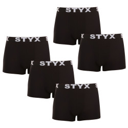 5PACK muške bokserice Styx sportska guma crna (5G960)