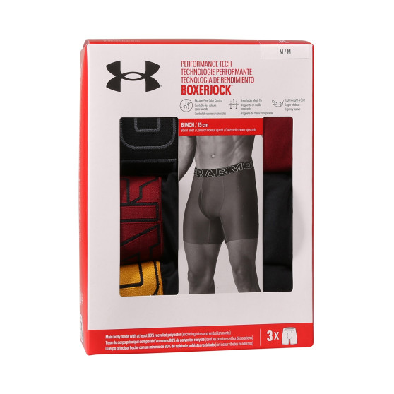 3PACK muške bokserice Under Armour višebojan (1383878 625)