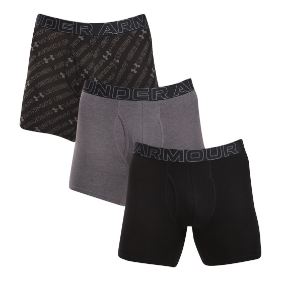 3PACK muške bokserice Under Armour višebojan (1383890 001)