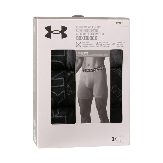 3PACK muške bokserice Under Armour višebojan (1383890 001)