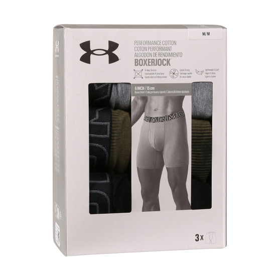 3PACK muške bokserice Under Armour višebojan (1383890 390)