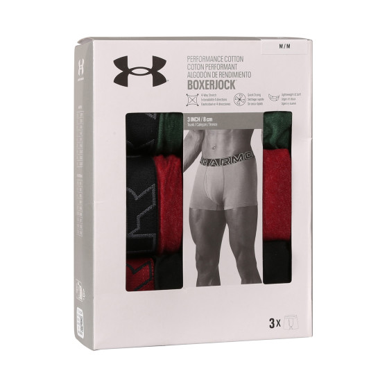 3PACK muške bokserice Under Armour višebojan (1383891 302)