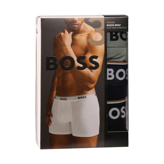 3PACK muške bokserice BOSS višebojan (50514998 982)