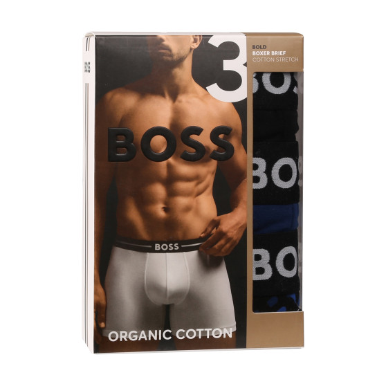 3PACK muške bokserice BOSS višebojan (50514998 982)