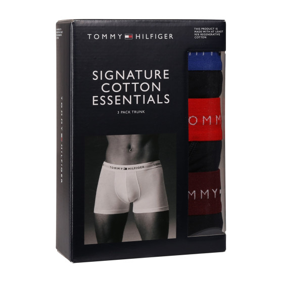 3PACK muške bokserice Tommy Hilfiger tamno plava (UM0UM02763 05K)