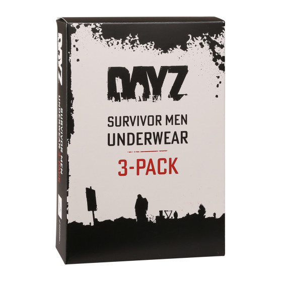 3PACK muške bokserice DAYZ crno (DZ001)