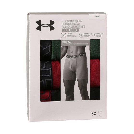 3PACK muške bokserice Under Armour višebojan (1383889 302)