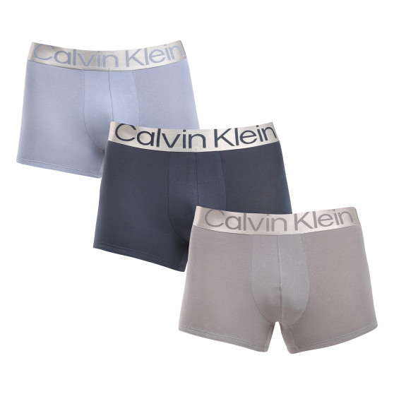 3PACK muške bokserice Calvin Klein višebojan (NB3130A-PZD)