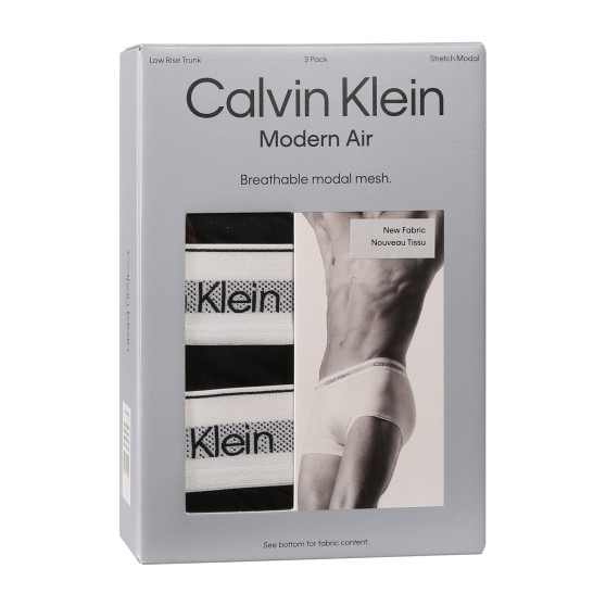 3PACK muške bokserice Calvin Klein crno (NB3956A-UB1)