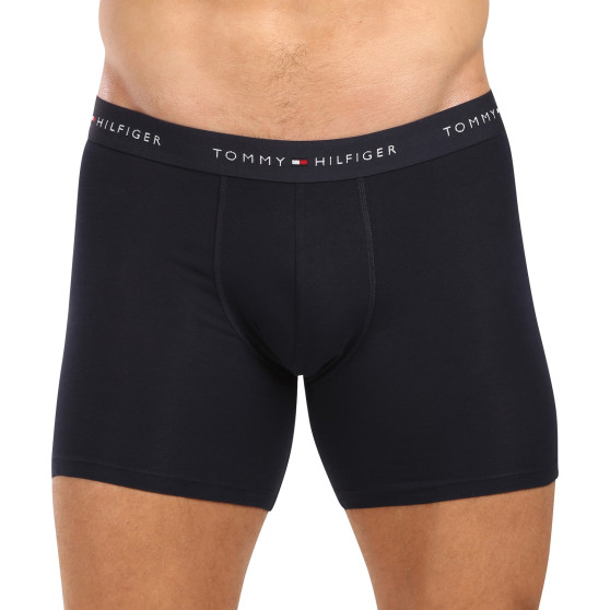 3PACK muške bokserice Tommy Hilfiger tamno plava (UM0UM02765 0W3)