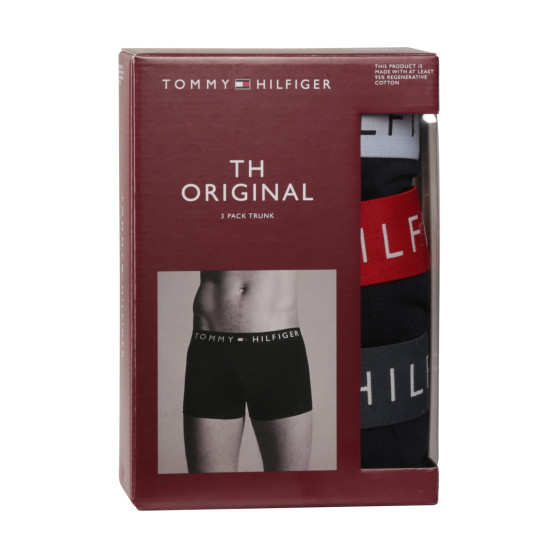 3PACK muške bokserice Tommy Hilfiger tamno plava (UM0UM03181 0R1)