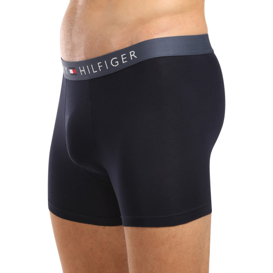 3PACK muške bokserice Tommy Hilfiger tamno plava (UM0UM03431 0R1)