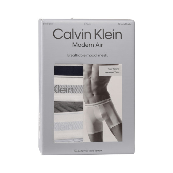 3PACK muške bokserice Calvin Klein višebojan (NB3954A-PS9)