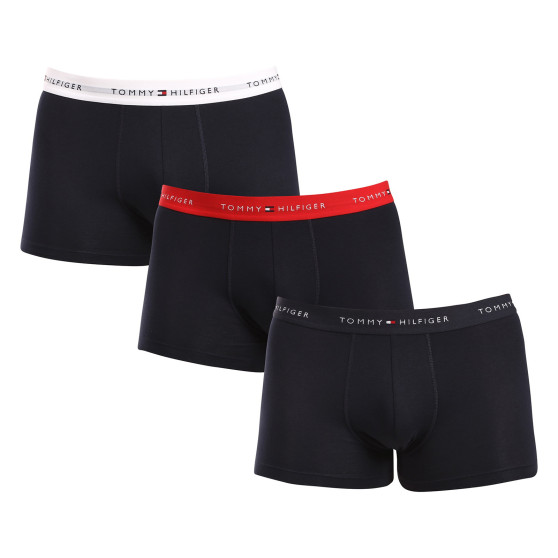 3PACK muške bokserice Tommy Hilfiger tamno plava (UM0UM02763 0W3)