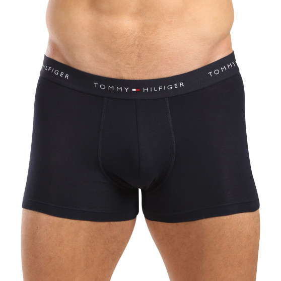 3PACK muške bokserice Tommy Hilfiger tamno plava (UM0UM02763 0W3)