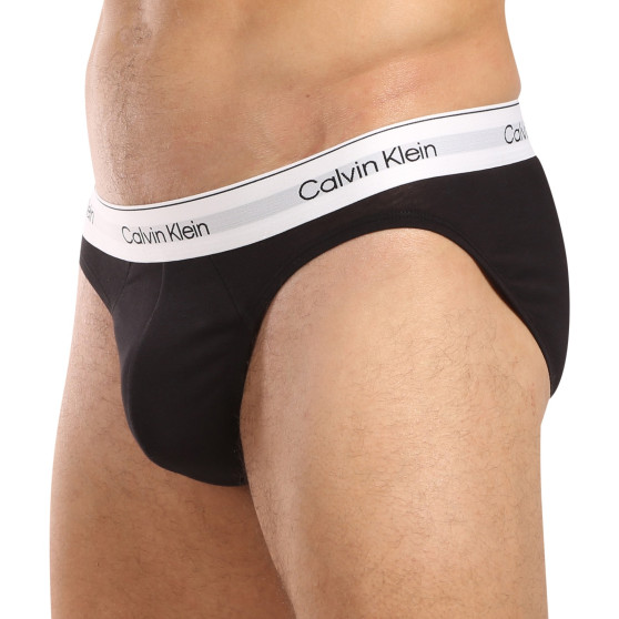 3PACK muške slip gaće Calvin Klein crno (NB3961A-UB1)