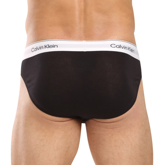 3PACK muške slip gaće Calvin Klein crno (NB3961A-UB1)