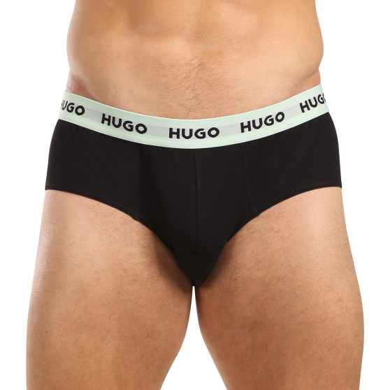 3PACK muške slip gaće HUGO crno (50517879 961)