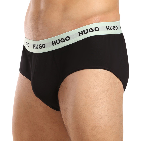 3PACK muške slip gaće HUGO crno (50517879 961)