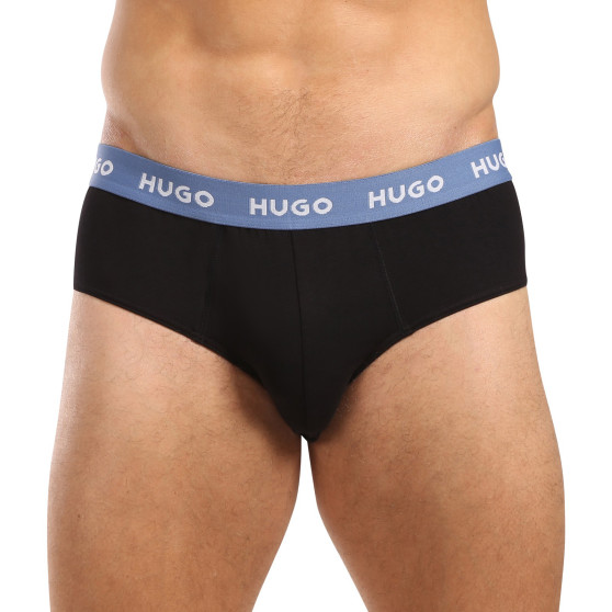 3PACK muške slip gaće HUGO crno (50517879 961)