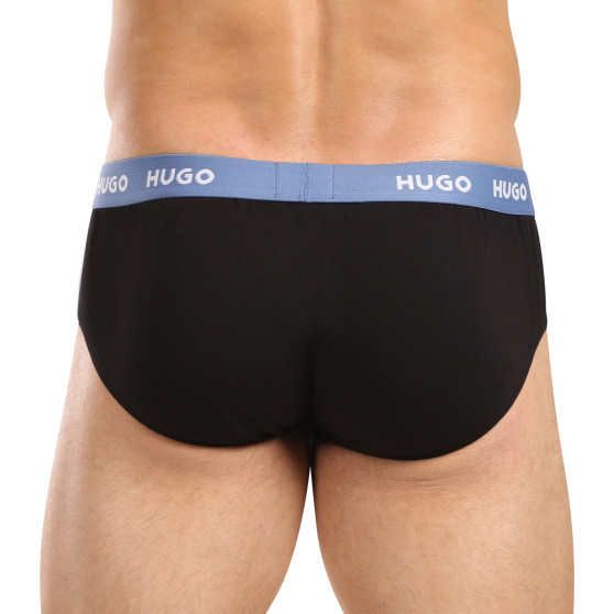 3PACK muške slip gaće HUGO crno (50517879 961)