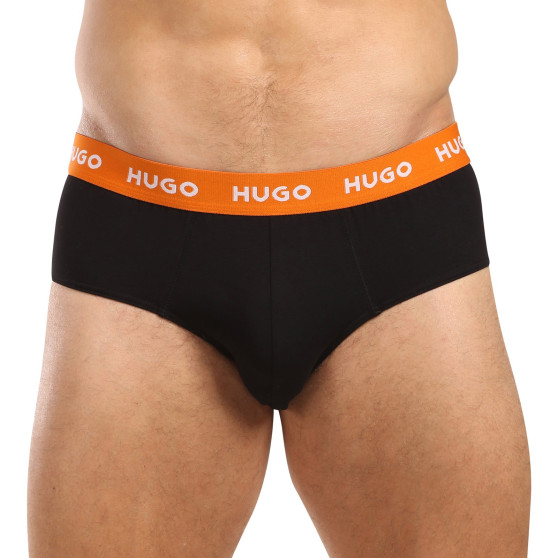 3PACK muške slip gaće HUGO crno (50517879 961)