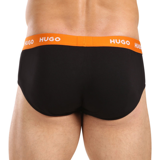 3PACK muške slip gaće HUGO crno (50517879 961)