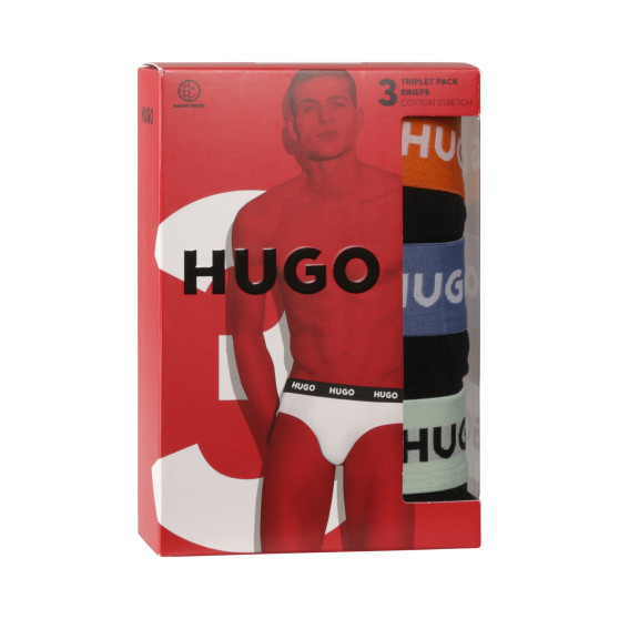 3PACK muške slip gaće HUGO crno (50517879 961)