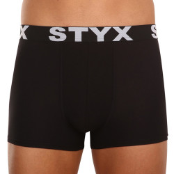 Muške bokserice Styx sportska guma oversized crna (R960)