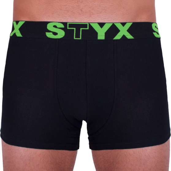 5PACK muške bokserice Styx sportska guma oversized crna (5R960)