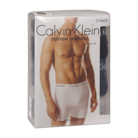 3PACK muške bokserice Calvin Klein višebojan (NB1770A-QRH)