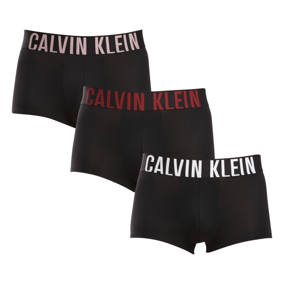 3PACK muške bokserice Calvin Klein crno (NB3075A-7V1)