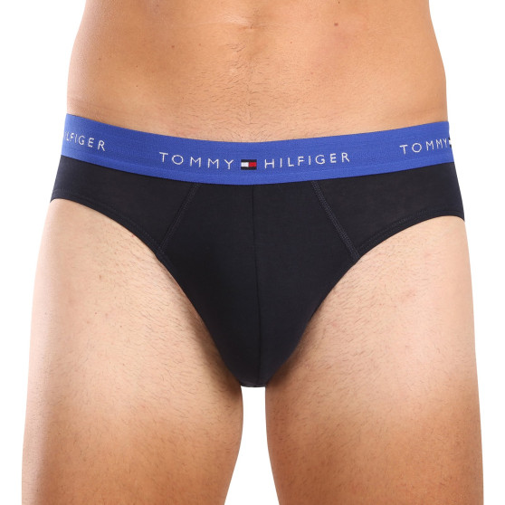 3PACK muške slip gaće Tommy Hilfiger tamno plava (UM0UM02904 0Y1)