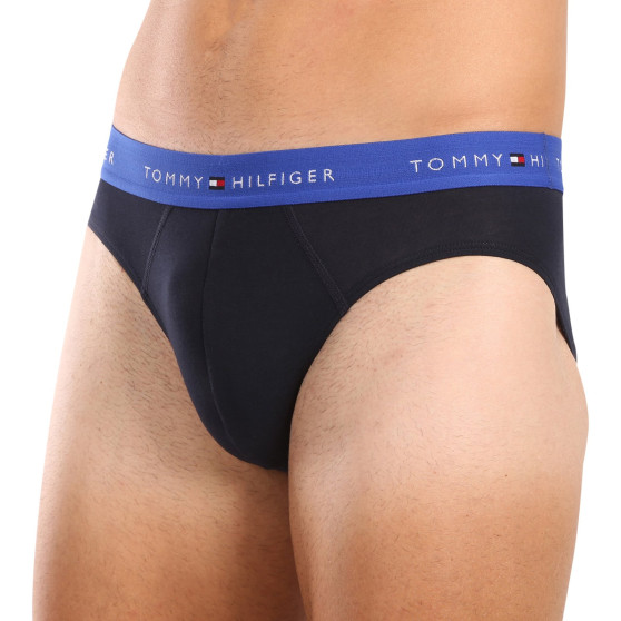 3PACK muške slip gaće Tommy Hilfiger tamno plava (UM0UM02904 0Y1)