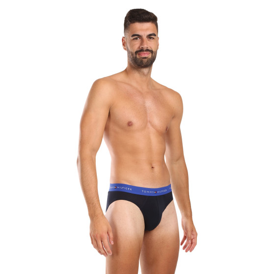 3PACK muške slip gaće Tommy Hilfiger tamno plava (UM0UM02904 0Y1)