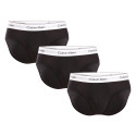 3PACK muške slip gaće Calvin Klein crno (NB3962A-UB1)