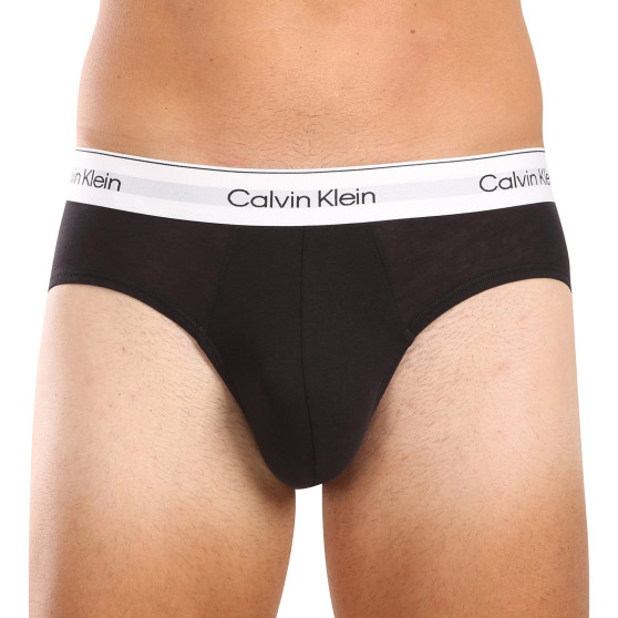 3PACK muške slip gaće Calvin Klein crno (NB3962A-UB1)