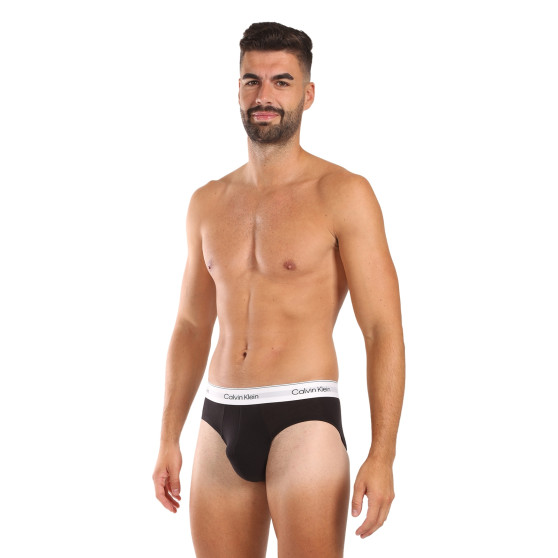 3PACK muške slip gaće Calvin Klein crno (NB3962A-UB1)