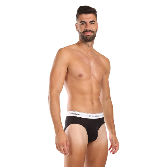 3PACK muške slip gaće Calvin Klein crno (NB3962A-UB1)