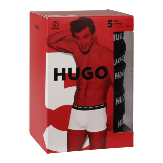 5PACK muške bokserice HUGO višebojan (50479944 973)