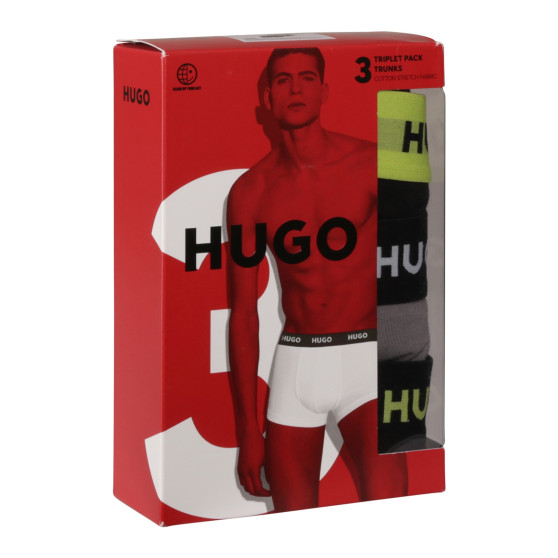 3PACK muške bokserice HUGO višebojan (50517878 986)