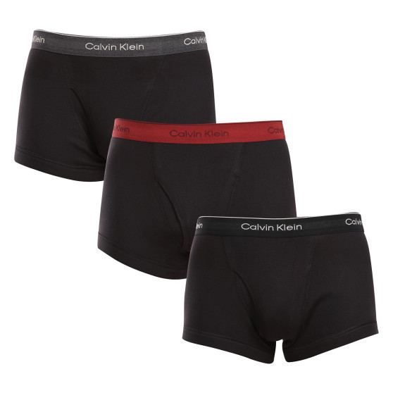 3PACK muške bokserice Calvin Klein crno (NB4002A-PRU)