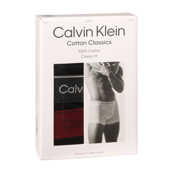 3PACK muške bokserice Calvin Klein crno (NB4002A-PRU)