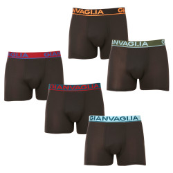 5PACK muške bokserice Gianvaglia crno (GVG-5010)